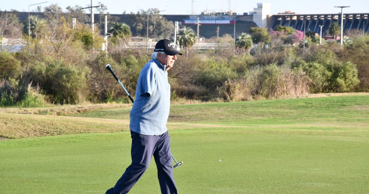 Arrancoacute la histoacuterica competencia de golf adaptado en Termas