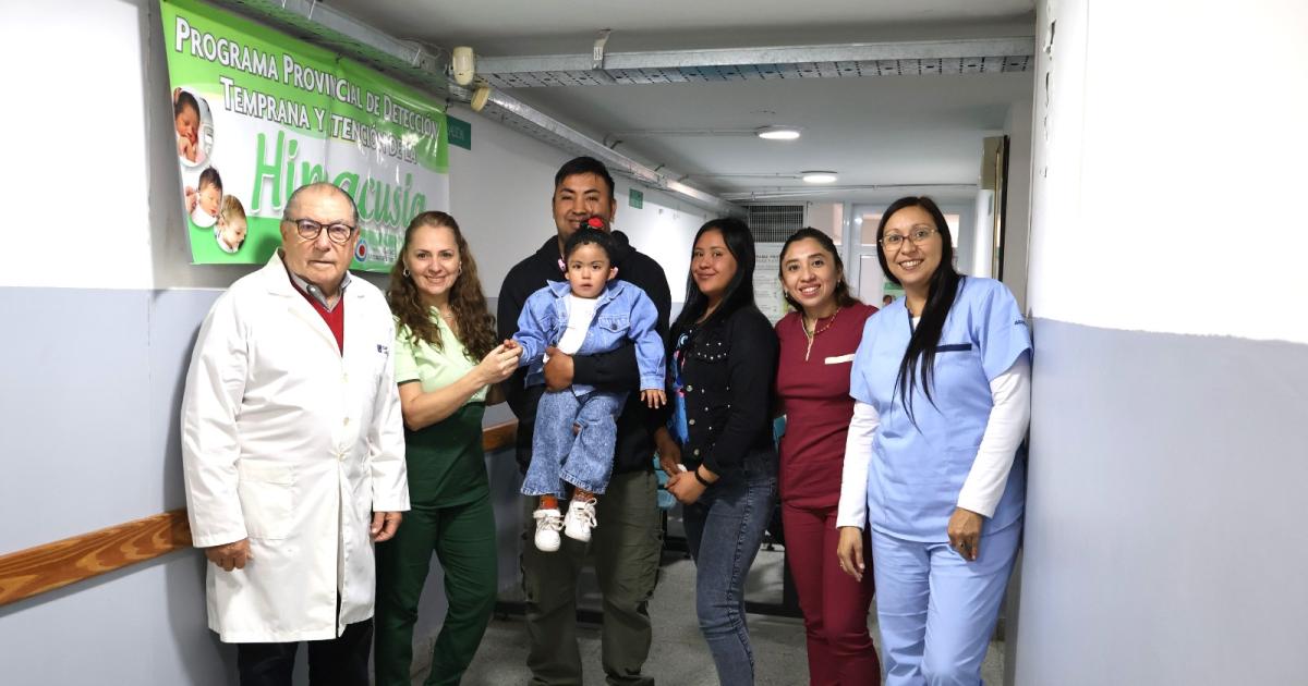 Santiago del Estero implementoacute por primera vez una vincha de conduccioacuten oacutesea en una nintildea