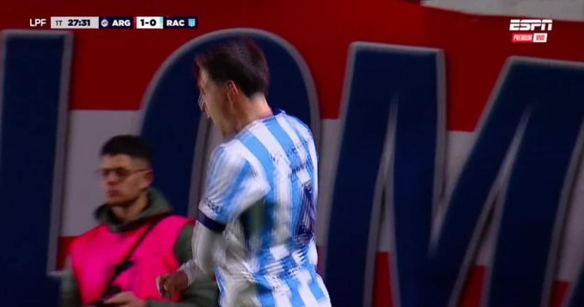 EN VIVO- Con uno menos Racing lo empata ante Argentinos