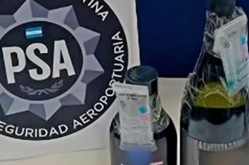 Desarticulan una red narco que enviaba cocaiacutena liacutequida en botellas hacia el sur del paiacutes