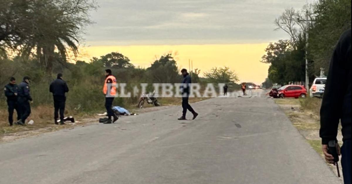 Identificaron al motociclista que murioacute en el traacutegico choque en cadena sobre la ruta