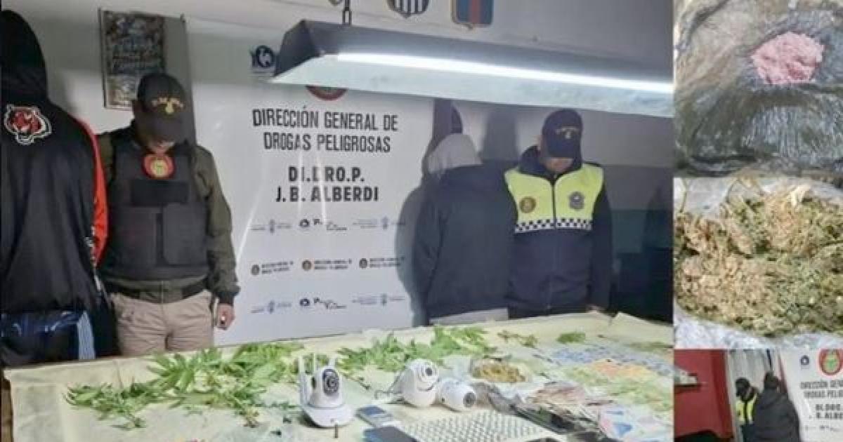 Cayoacute una red narco- tres detenidos y un importante secuestro de drogas