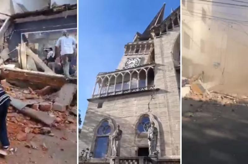 Temblor en Colombia- se reportan graves dantildeos en edificaciones en Cali y Manizales