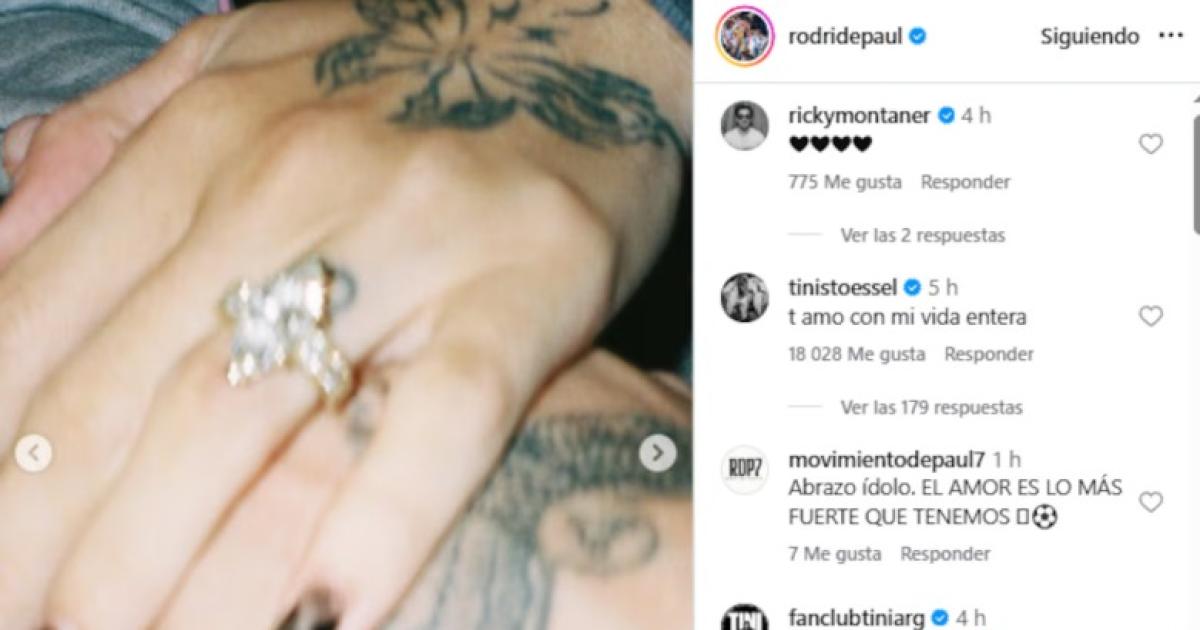 Tini Stoessel anuncioacute su casamiento con Rodrigo de Paul