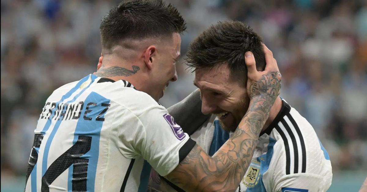 Mucha fuerza capitaacuten- el sentido mensaje de Enzo Fernaacutendez a Lionel Messi