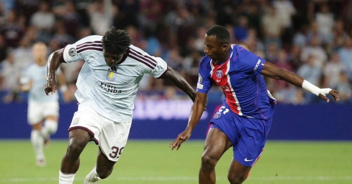 PSG derrotoacute a Aston Villa y se consagroacute campeoacuten de la Supercopa de Europa