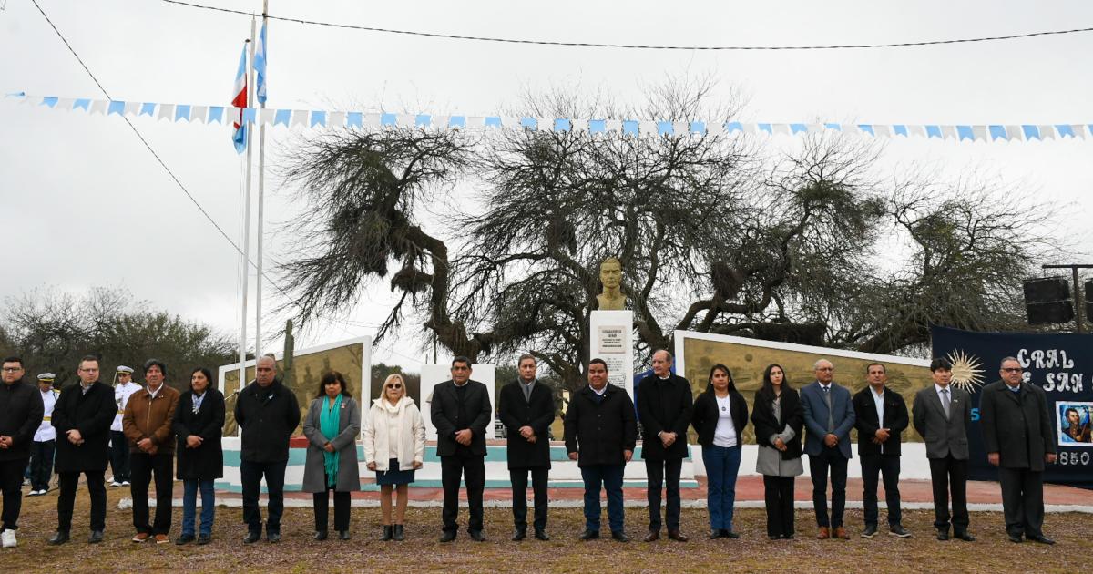 Conmemoraron en Manogasta el 176deg Aniversario del Paso a la Inmortalidad del General Joseacute de San Martin