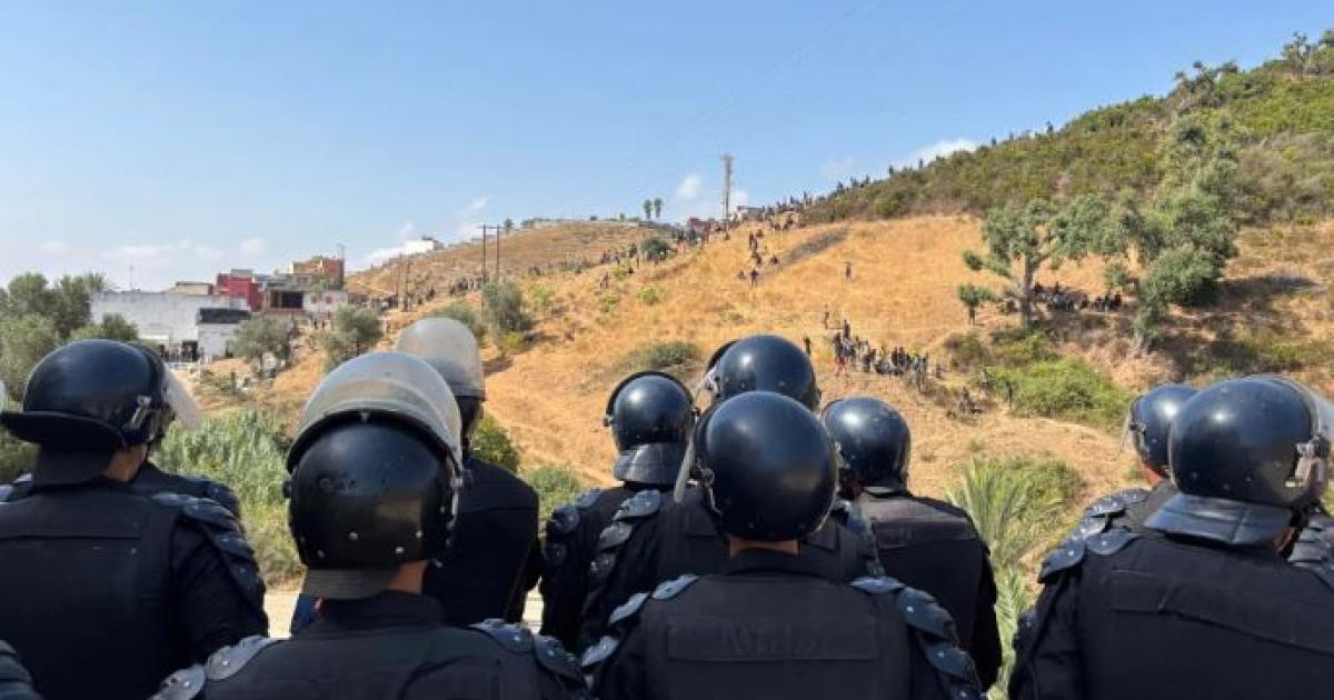 Espantildea y Marruecos blindaron la frontera de Ceuta ante una nueva convocatoria masiva de migrantes