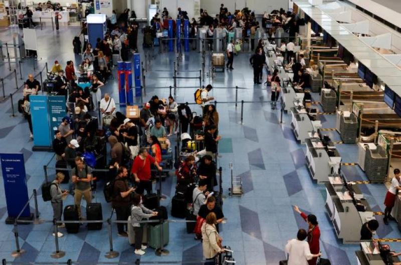 La argentina fue detenida durante el control migratorio (REUTERS)