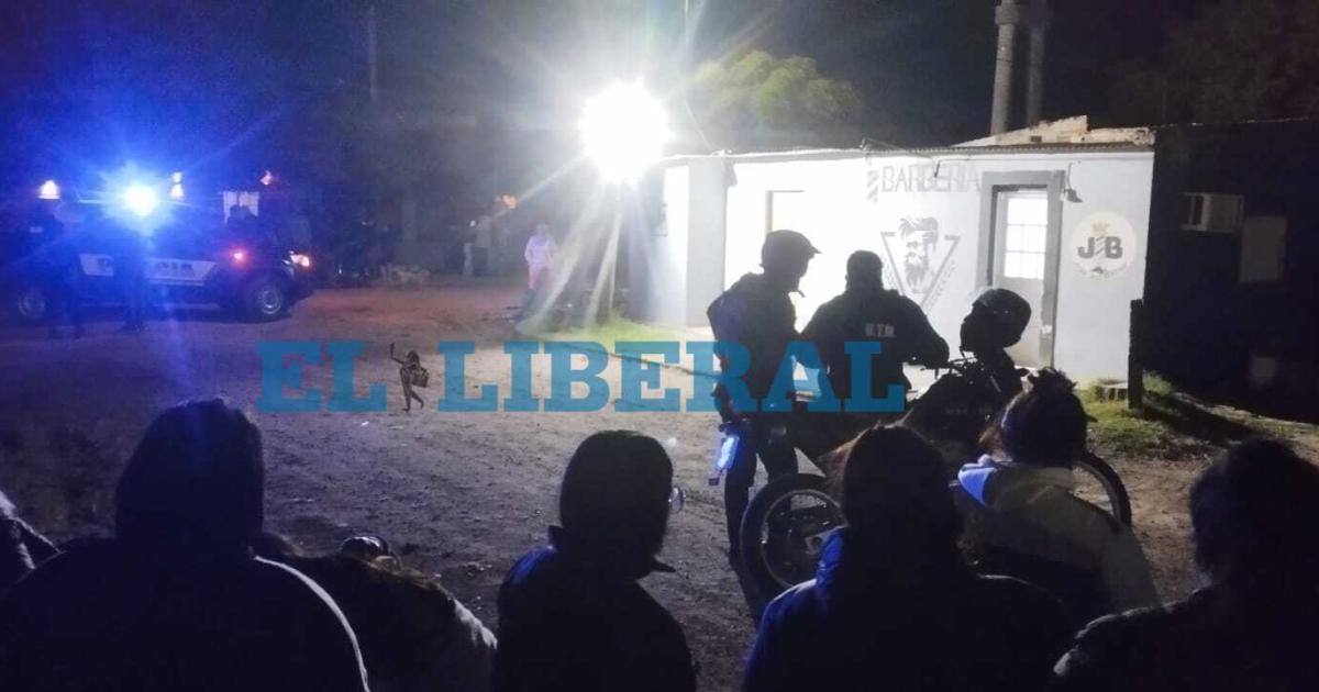 Foto- Lugar donde fue encontrado sin vida el joven peluquero