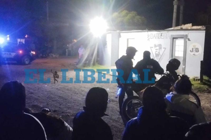 Foto- Lugar donde fue encontrado sin vida el joven peluquero