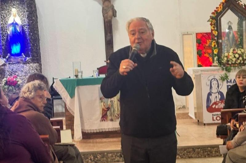 Monsentildeor Oscar Ojea tuvo a su cargo un encuentro biacuteblico