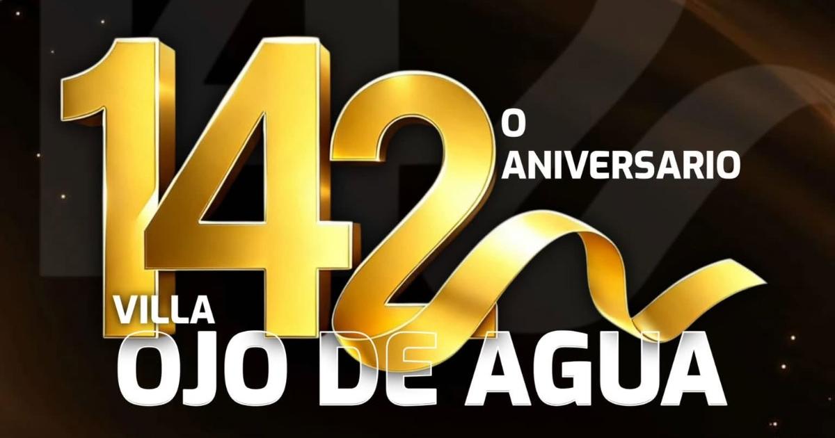 Villa Ojo de Agua celebraraacute su 142deg aniversario con una gran fiesta popular