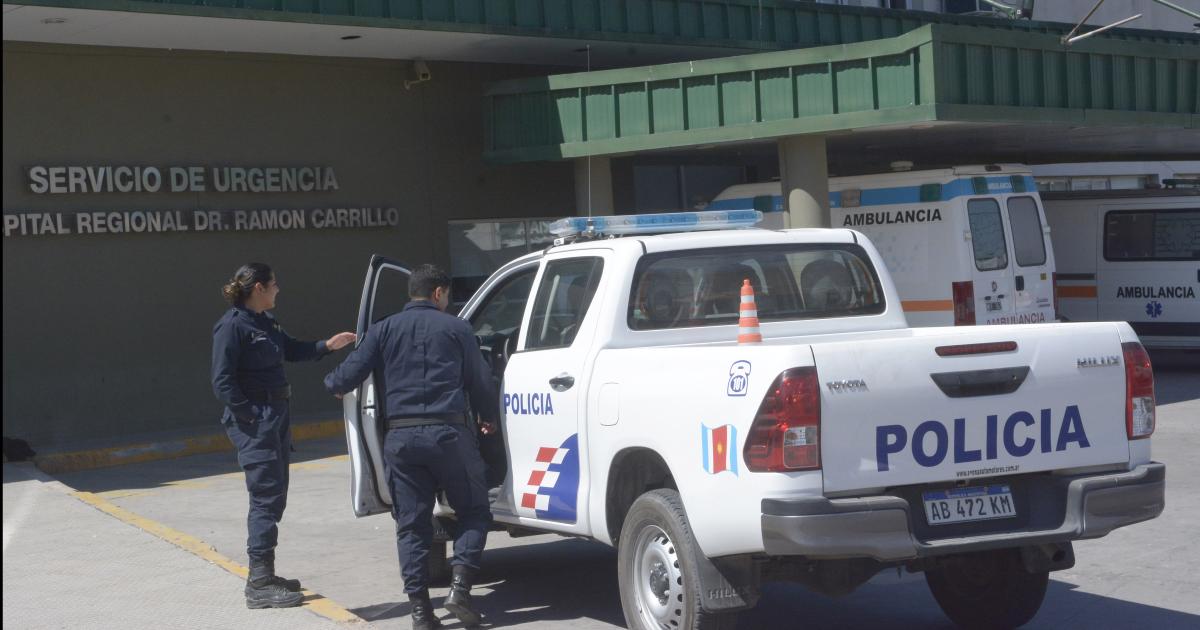 MÉDICOS Y ALOJAMIENTO- Primero Villarroya fue asistida por los profesionales en el Hospital Regional Después ha sido alojada en un organismo policial en la zona sur
