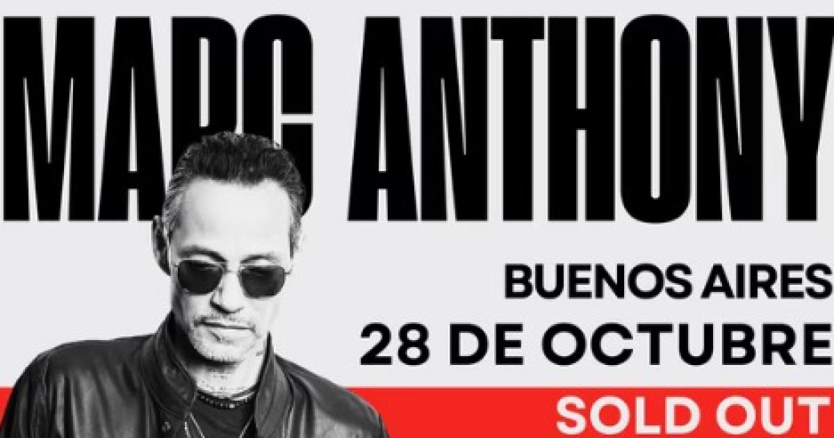 Marc Anthony agotoacute el Movistar Arena y prepara una noche histoacuterica en Argentina
