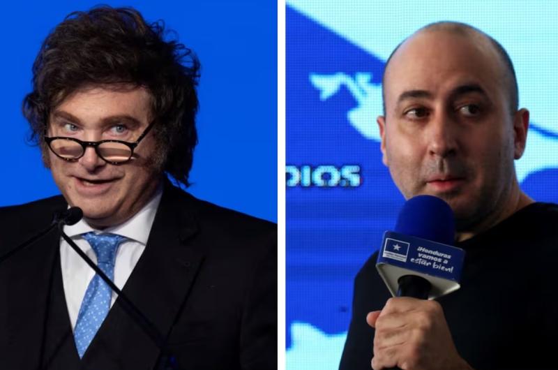 Milei cuestionoacute el ataque contra la expareja de Cerimedo y compartioacute mensajes que hablan de una operacioacuten