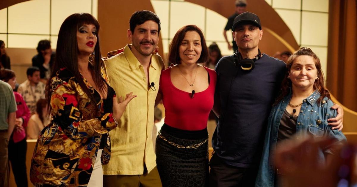 COMPARTIÓ RODAJE CON GRISELDA SICILIANI QUIEN INTERPRETA A LA DIVA EN UNA ETAPA DE SU VIDA