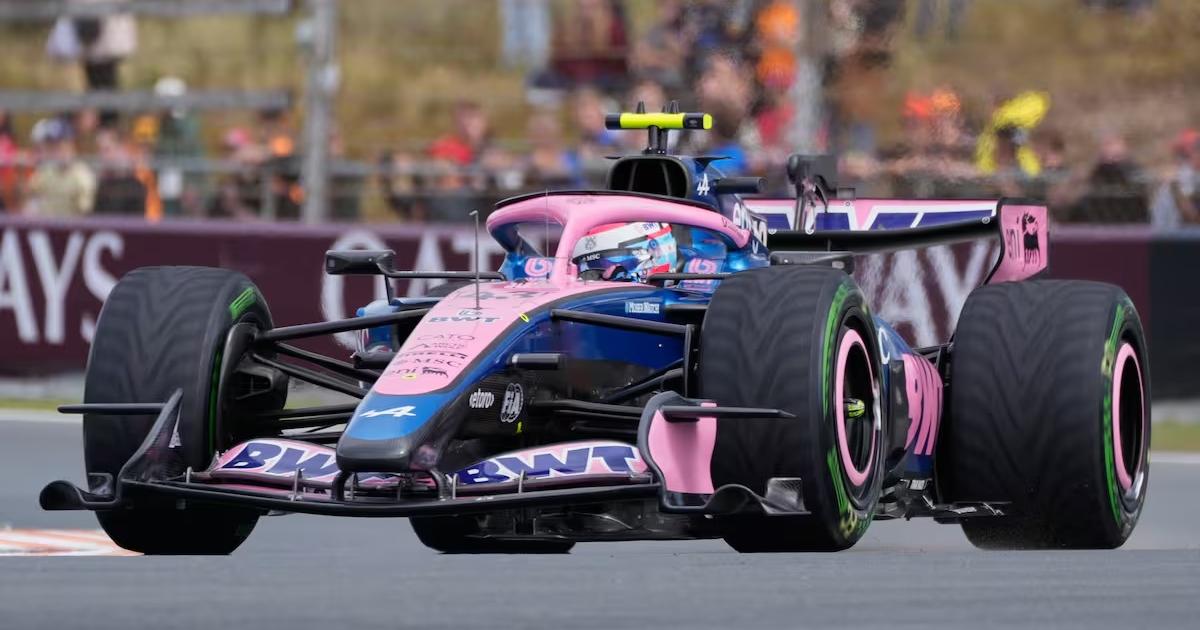 Colapinto terminoacute 13deg en la praacutectica del GP de Paiacuteses Bajos y Alpine dio un salto con sus mejoras