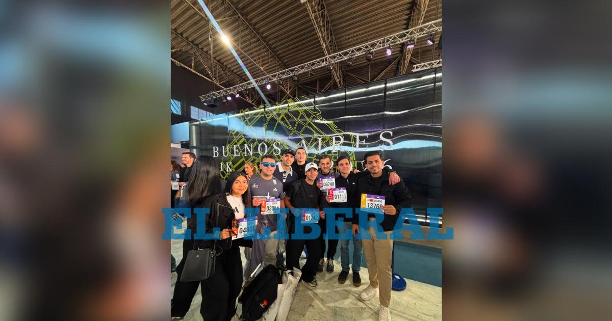 Presencia santiaguentildea en el medio maratoacuten de Buenos Aires