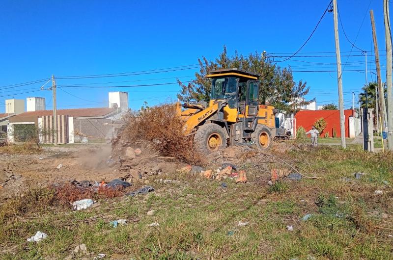 Refuerzan limpieza y erradicacioacuten de varios basurales 