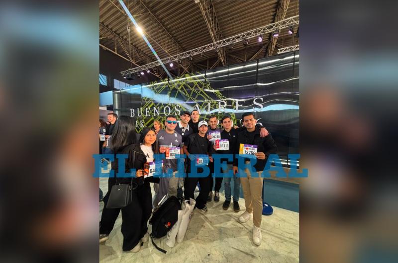 Presencia santiaguentildea en el medio maratoacuten de Buenos Aires