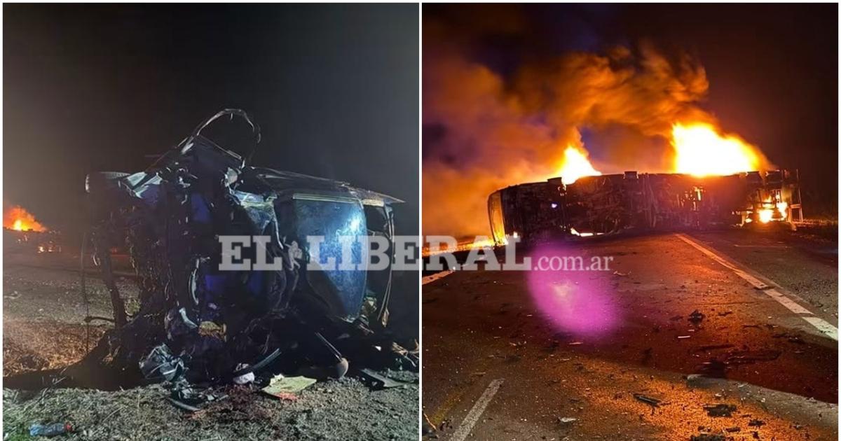 Choque frontal e incendio sobre la Ruta 34- habriacutea dos muertos