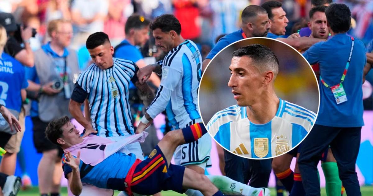 Aacutengel Di Mariacutea cuestionoacute las sanciones de FIFA a los jugadores argentinos