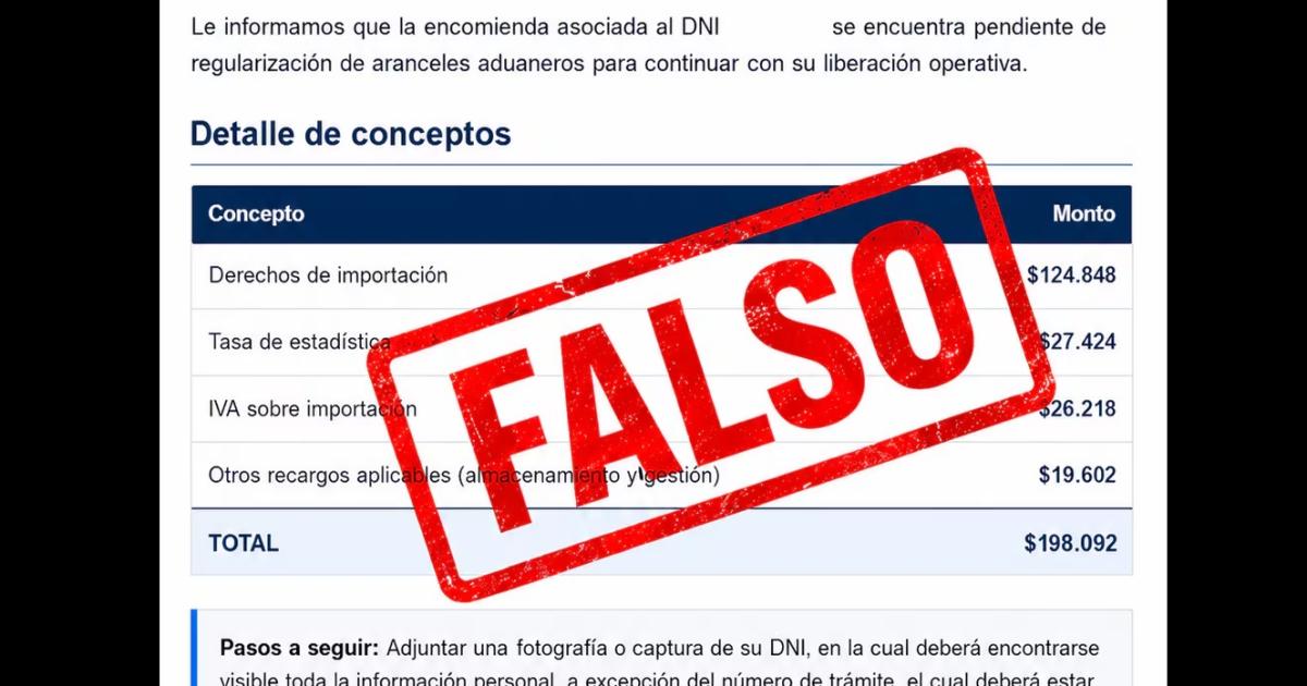Advierten sobre estafas virtuales mediante falsos avisos de enviacuteos y paquetes pendientes