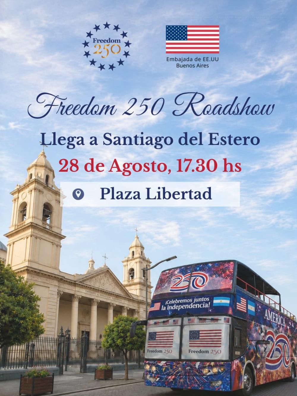Freedom 250 Roadshow: la Embajada de EE.UU. llega a Santiago con juegos y actividades gratis junto a ASICANA