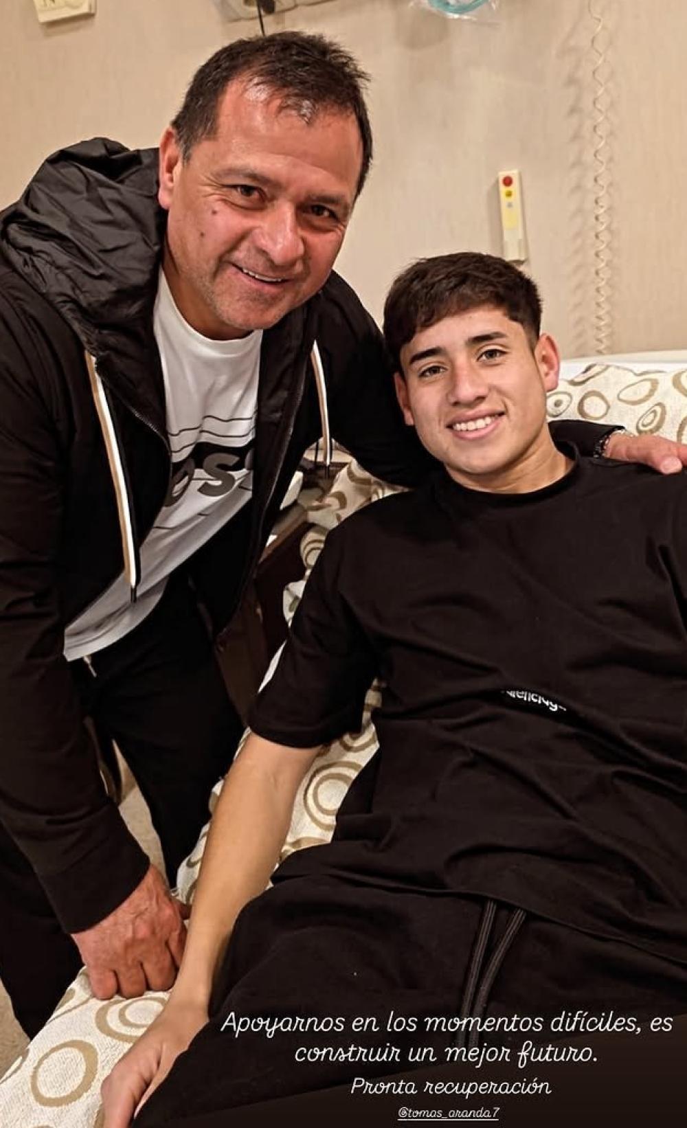 Tomás Aranda fue operado con éxito tras su grave lesión y Boca ya espera su recuperación