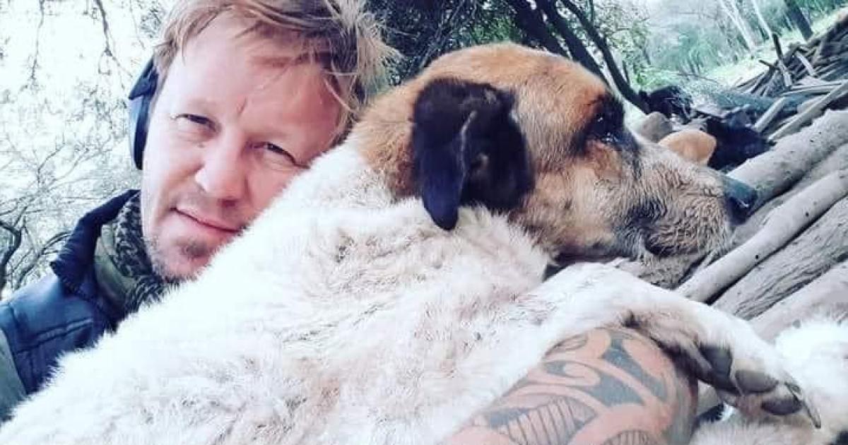 El Polaco en el refugio El Montecito - Foto- Redes sociales