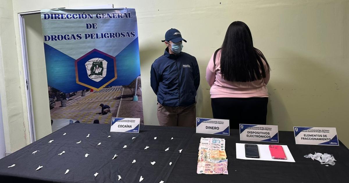 Narcomenudeo- detienen a una mujer y secuestran cocaiacutena