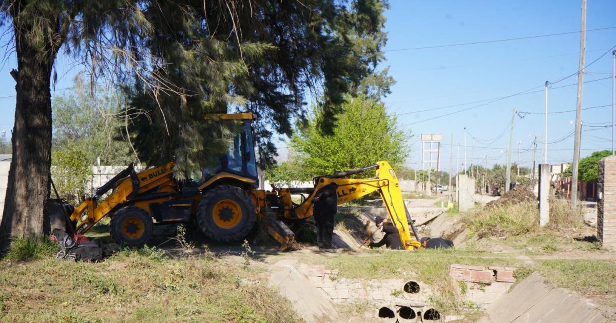 La comuna optimiza el sistema de desaguumle pluvial