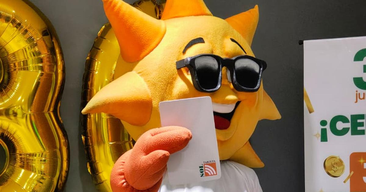 Tarjeta Sol celebra sus 30 antildeos junto a los santiaguentildeos con un histoacuterico sorteo de 30 millones