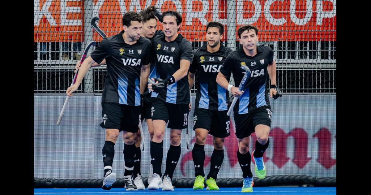 Los Leones van por el podio- el seleccionado argentino se mide ante Países Bajos por la medalla de bronce del Mundial de hockey 2026 en Bélgica (Foto- Prensa CAH)