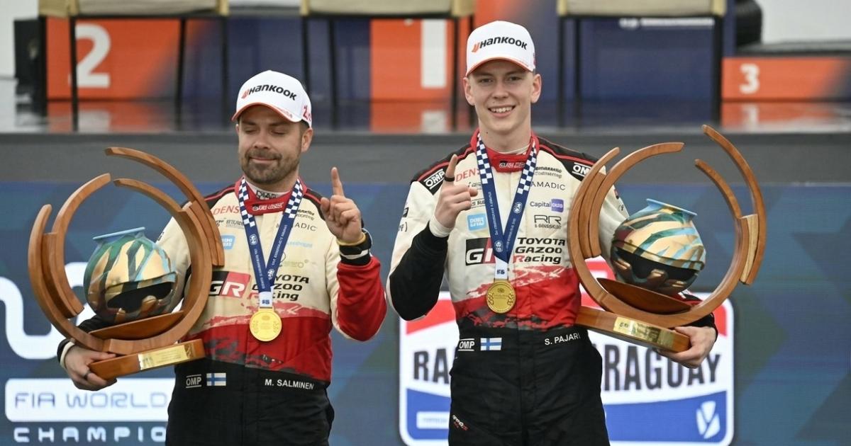 Los finlandeses Sami Pajari y Marko Salminen fueron los ganadores del Rally de Paraguay