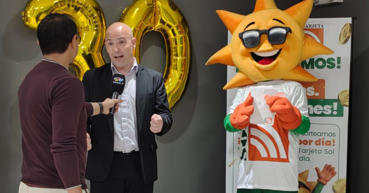 Tarjeta Sol celebra sus 30 antildeos junto a los santiaguentildeos con un histoacuterico sorteo de 30 millones
