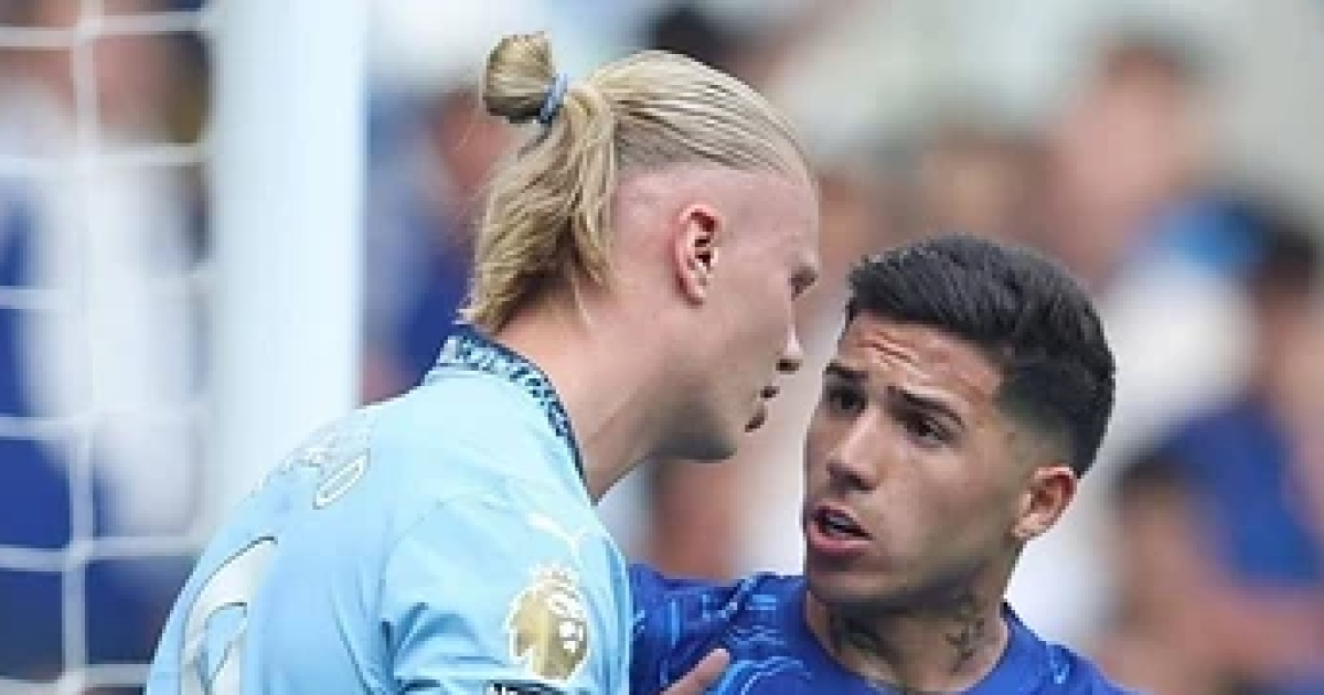 Enzo Fernndez y Erling Haaland ser compañeros en el Manchester City (IMAGOSportimage)