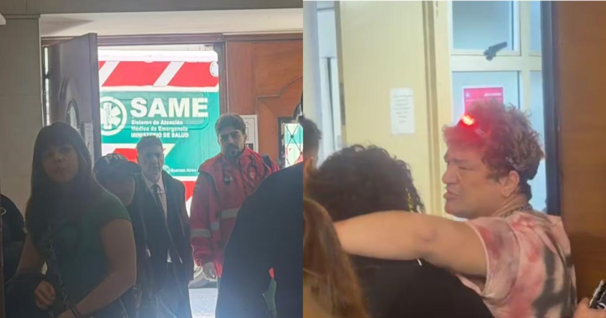Pity Álvarez fue al baño en medio de la audiencia no volvió y el juez tuvo que llamar al SAME (Foto- TN Alexis Acuña)