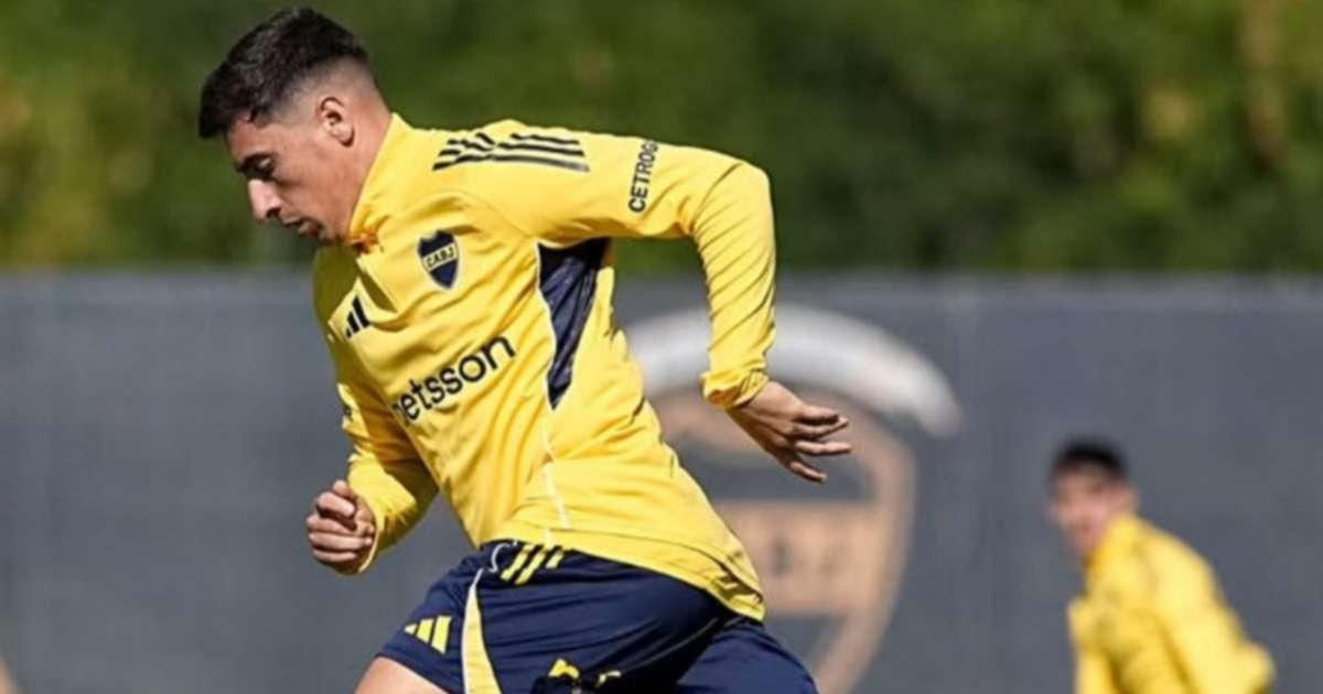 Miguel Merentiel jugar ante Vélez