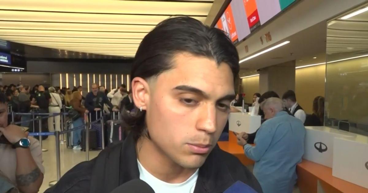 Exequiel Zeballos partió rumbo a Italia para sumarse al Monza (Foto- Captura TyC Sports)