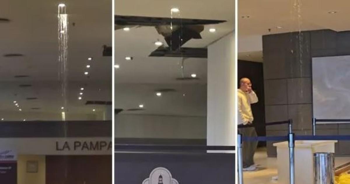 Se rompioacute el techo del Sheraton donde Javier Milei cerraraacute el foro Vientos de Cambio
