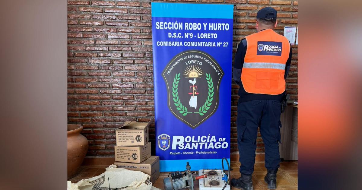 Robaron una escuela en Loreto y abandonaron parte del botiacuten cerca de una cancha
