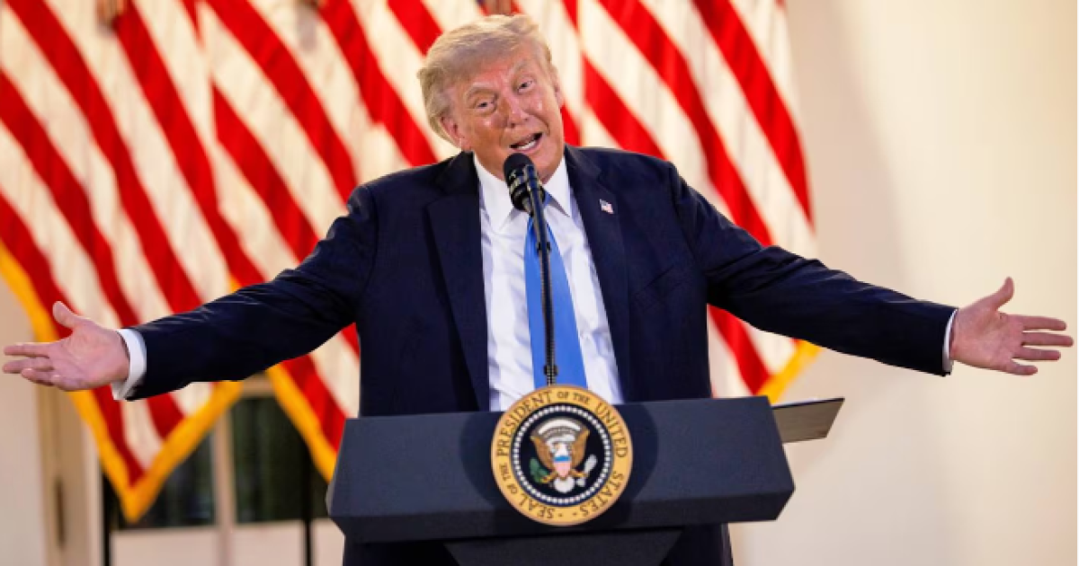 Donald Trump (Foto- EFE - EPA - Samuel Corum - Pool)
