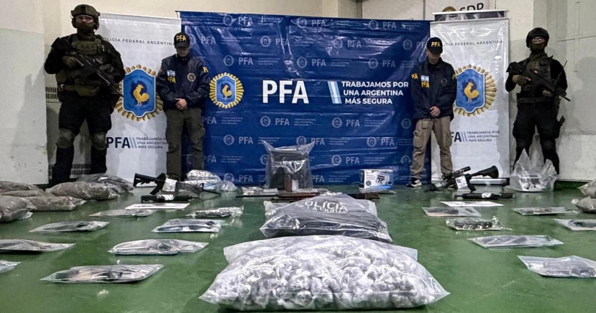 Adems se incuató una importante cantidad de armas de fuego (Foto El Liberal)