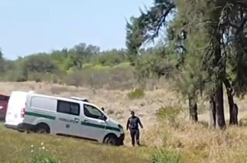 ESCENARIO La víctima movilizó a varias fuerzas policiales en Beltr�n Trabaja la Fiscalía de La Banda