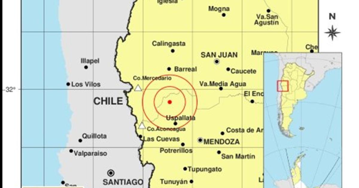 El movimiento telrico se registró a las después de las 830 de este domingo (Foto- INPRES)