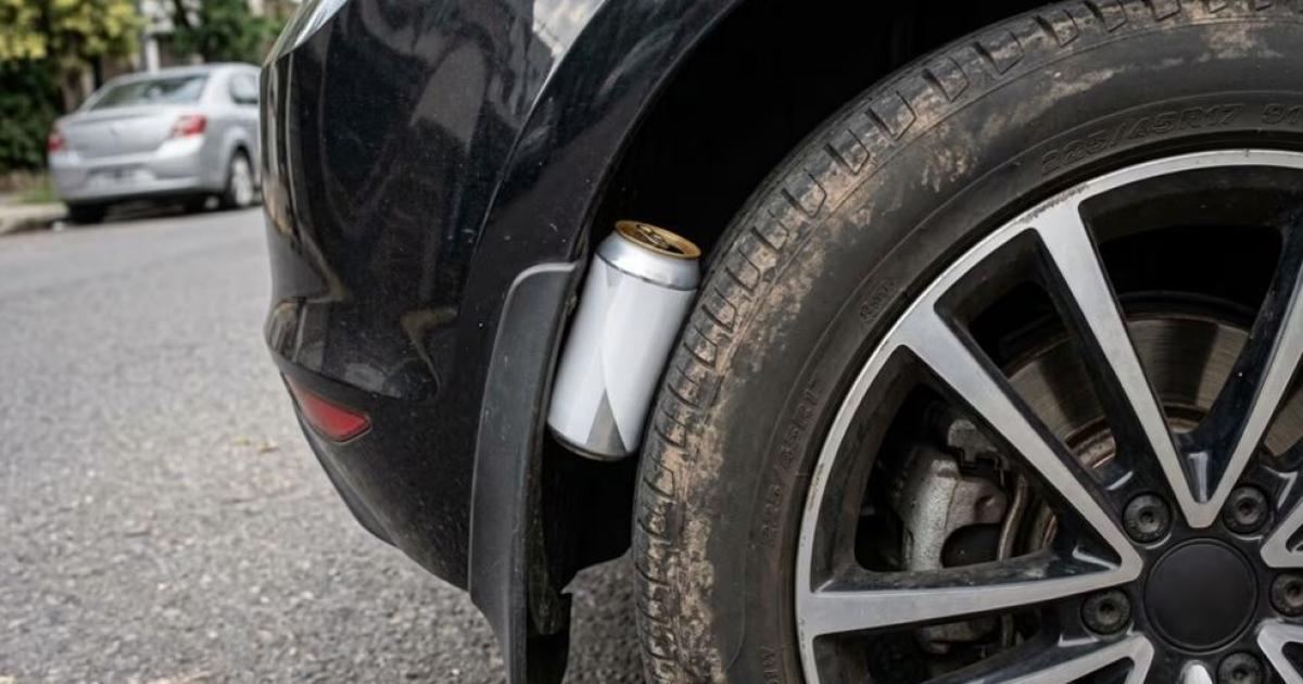 Lata en la rueda del auto- queacute significa coacutemo actuar y queacute riesgos puede esconder