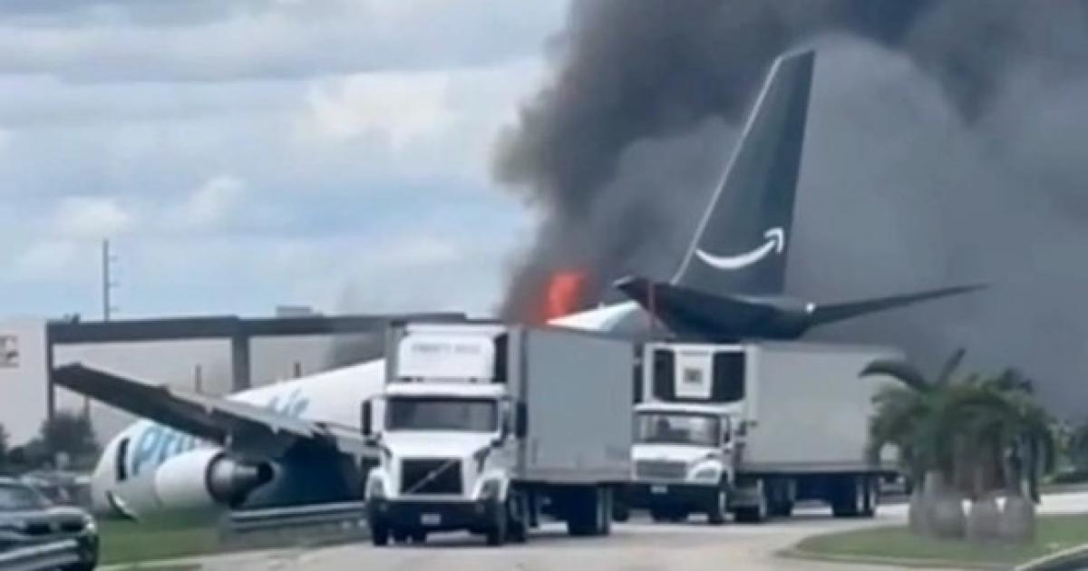 Cinco muertos tras el accidente de un avioacuten de carga en el aeropuerto de Miami