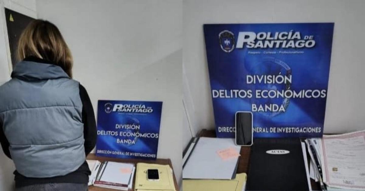 OPERATIVO Gonzlez fue detenida por Delitos Económicos en su casa